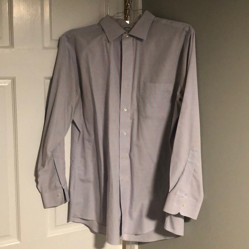 Brooks Brothers checked dress shirt